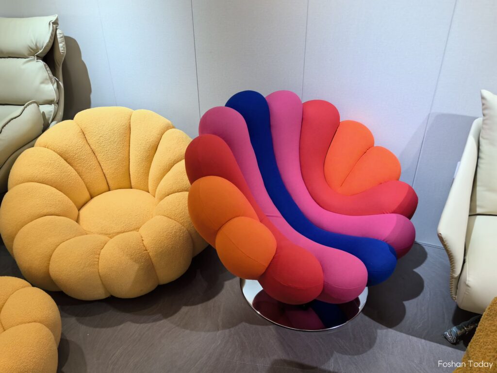 Unique-shaped seats