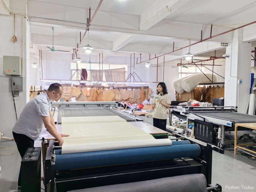 Interview and visit the production workshop of the furniture factory